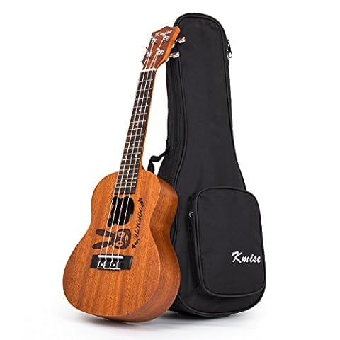 Kmise-Concert-Ukulele-Uke-Acoustic-Hawaii-Guitar-18-Fret-23-Inch-Ukelele-With-Bag