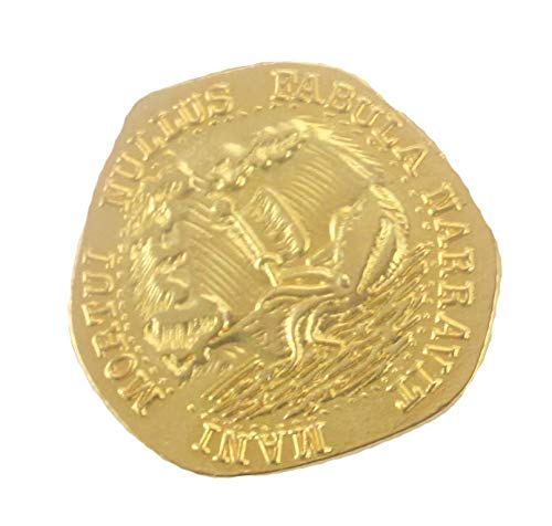 Pirate Treasure Metal Coins 32 Large Gold Silver Doubloon Coins Antique Replicas Fantasy Party Supplies Decor Decorations By Well Pack Box