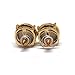 Kate Spade Crystal Round Large Gold Stud Earring