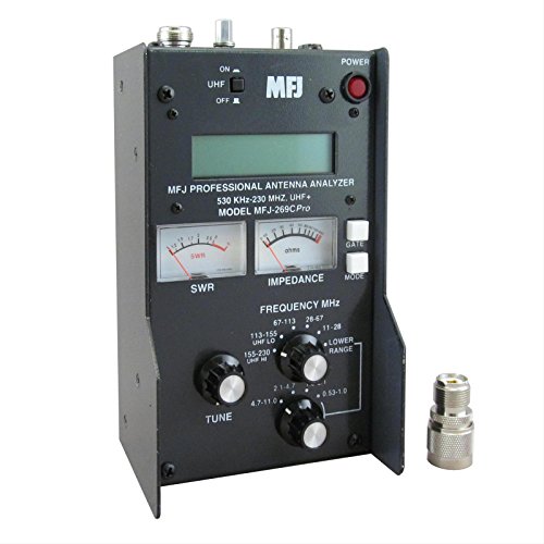 MFJ Enterprises Original MFJ-269CPRO .53-230 / 430 ~ 520 MHz Antenna / SWR / RF Analyzer w/ LCD, Counter & Meters.