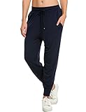 Ekouaer Women's Lightweight Comfy Yoga Jogger Pants