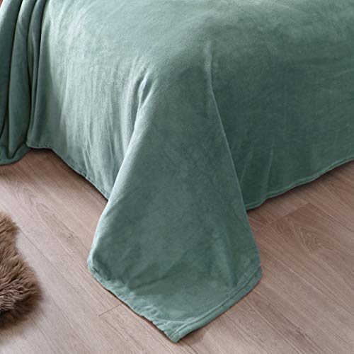 Exclusivo Mezcla Queen Size Flannel Fleece Velvet Plush Bed Blanket as