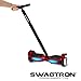 Swagtron Ultimate Balance T+ Hoverboard Handlebar Only for T3 and T380 with Adjustable Alloy Design (White)