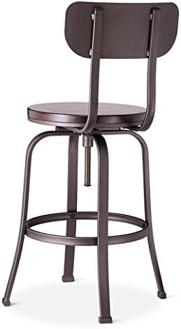 dakota backed adjustable barstool