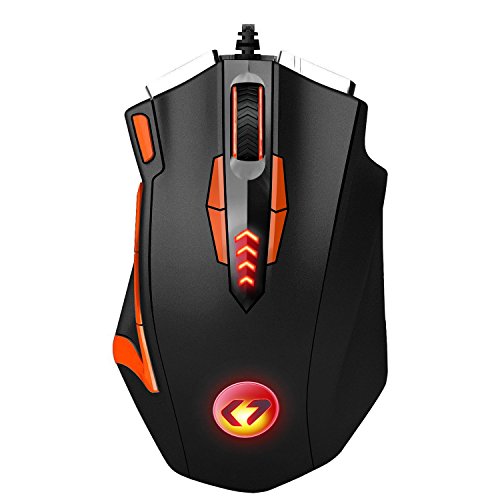 KINGTOP Gaming Mouse Programmable 16400 DPI Professional Wired Optical Computer Gamer Mouse With 13 Buttons Ergonomic Weight Tuning Cartridge For PC Notebook