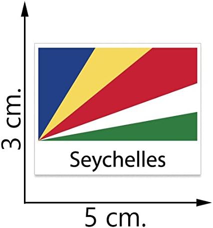 Seychelles Flag Temporary Tattoos Sticker Body Tattoo