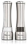 Holan Pepper Mill Set Stainless Steel Pepper Grinder