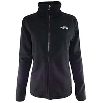 North face black and white jacket womens size