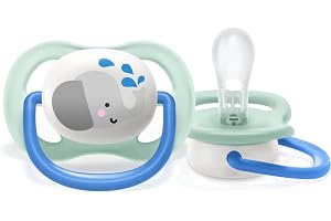Chupeta Ultra Air 0-6 Meses Philips Avent Boy Unitária Elefante 081/06