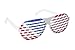 Fourth/4th of July Party Accessories Set - Patriotic Decorations Favors Supplies- Shutter Glasses/Necklaces/Wristband/Headband/Pom Pom