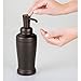 iDesign 93780 Kent Plastic Liquid Soap Pump and Lotion Dispenser for Kitchen, Bathroom, Sink, Vanity, 3.46