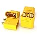 Amass Anti-Spark XT90S XT90-S XT90 Connector Male Female Adapater for Battery ESC and Charger Lead for RC Car Truck Drone Quadcopter Brushless Motor FPV Battery (4 Pairs)