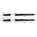 Apple Watch Band, iitee Double Tour Christmas Shiny Glitter Power Leather Bling Luxury iWatch Band Wristwatch Bracelet Strap Belt(Double Tour Black 38mm)
