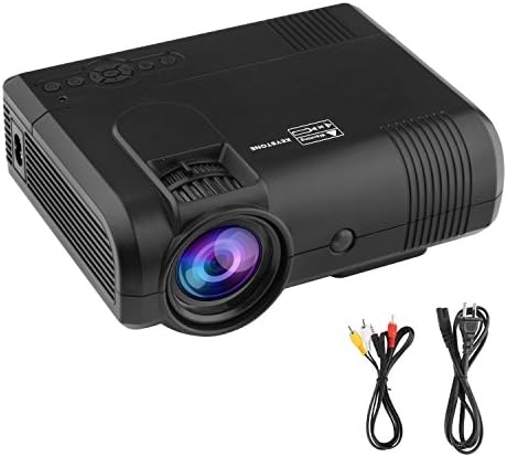 Projector Mlison 2018 Upgraded HD Game Movie Mini Portable +30% Lumens 1080P Home Theater LCD Video Projector Support Amazon Fire TV Stick iPad iPhone Smartphone Laptop PC PS4 PS3 HDMI AV TF VGA USB