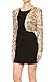 Anna-Kaci Womens Shiny Sequin Long Sleeve Glitter Cropped Blazer Bolero Shrug, Gold, Small