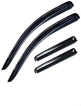 Mifeier Fit 02-06 Toyota Camry Smoke Sun/Rain Guard Wind Deflector Vent Shade Window Visor 4pc