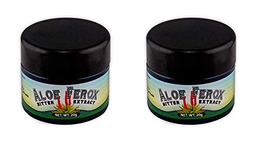 Aloe Ferox Bitter Extract Powder - 2 Pack - 20 Grams - Natural Laxative