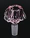 MFHX Handcrafted Glass items, replace bowl, male adapter, 14mm / 18mm (14mm, Pink)