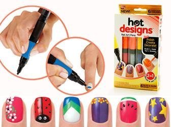 Buy Sevia Self Adhesive Easy Quick Hot Designs Nail Art Pens