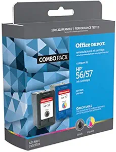 Office Depot 56-57 (HP 56/57) Remanufactured Black/Color Ink Cartridges, Pack Of 2, OD56-57