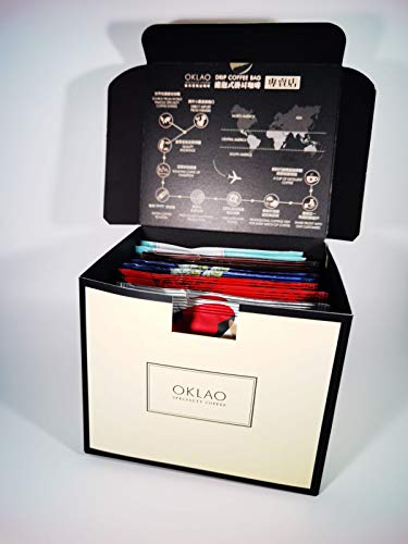 OKLAO Kaffee Drip Bag Taste Box - "Around the World" 5x2 Drip Bag Packungen aus 5 unterschiedlichen Ländern – Bild 3