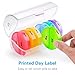 BUG HULL Pill Organizer 2 Times a Day, Twice a Day Weekly Pill Box, 7 Day AM PM Pill Case, Daily Round Medicine Organizer for Vitamins, Fish Oils or Supplement