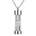 AMIST Hourglass Blood Vial Necklace Kit Cremation Jewelry for Ashes Necklace Glass Vial Pendant Urn Necklace