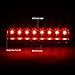 Auto Dynasty Rear High Mount Black Housing LED 3rd Third Tail Brake Light Stop Lamp Compatible with Toyota Tacoma 95-15, 16+ for Access Cab Only