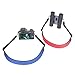 OP/TECH USA Bin/Op Neoprene Quick Release Camera Strap – Adjustable Neck or Shoulder Strap for Small Cameras, Binoculars, and Vintage Film Cameras - QD (Black) - Made in USA