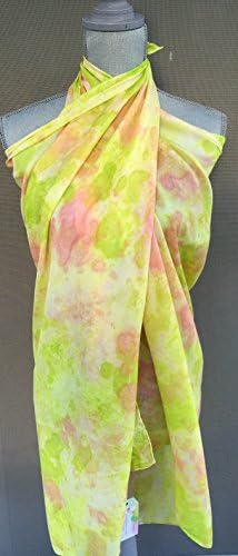 SARONG Pareo Silk, Beach Coverup, Shawl, Scarf, Stole, Hawaiian Dress, Hijab Scarf, Bikini Wrap, Turkish Towel, Maxi Shirt, Gifts