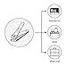 STOCKING STUFFERS for Men & Women! Pro Quality Nail Clippers - Razor Sharp Finger & Toe Nail Set - Bonus Fingernail and Toenail File - Best Quality Stainless Steel Kit (2 Pack :-)