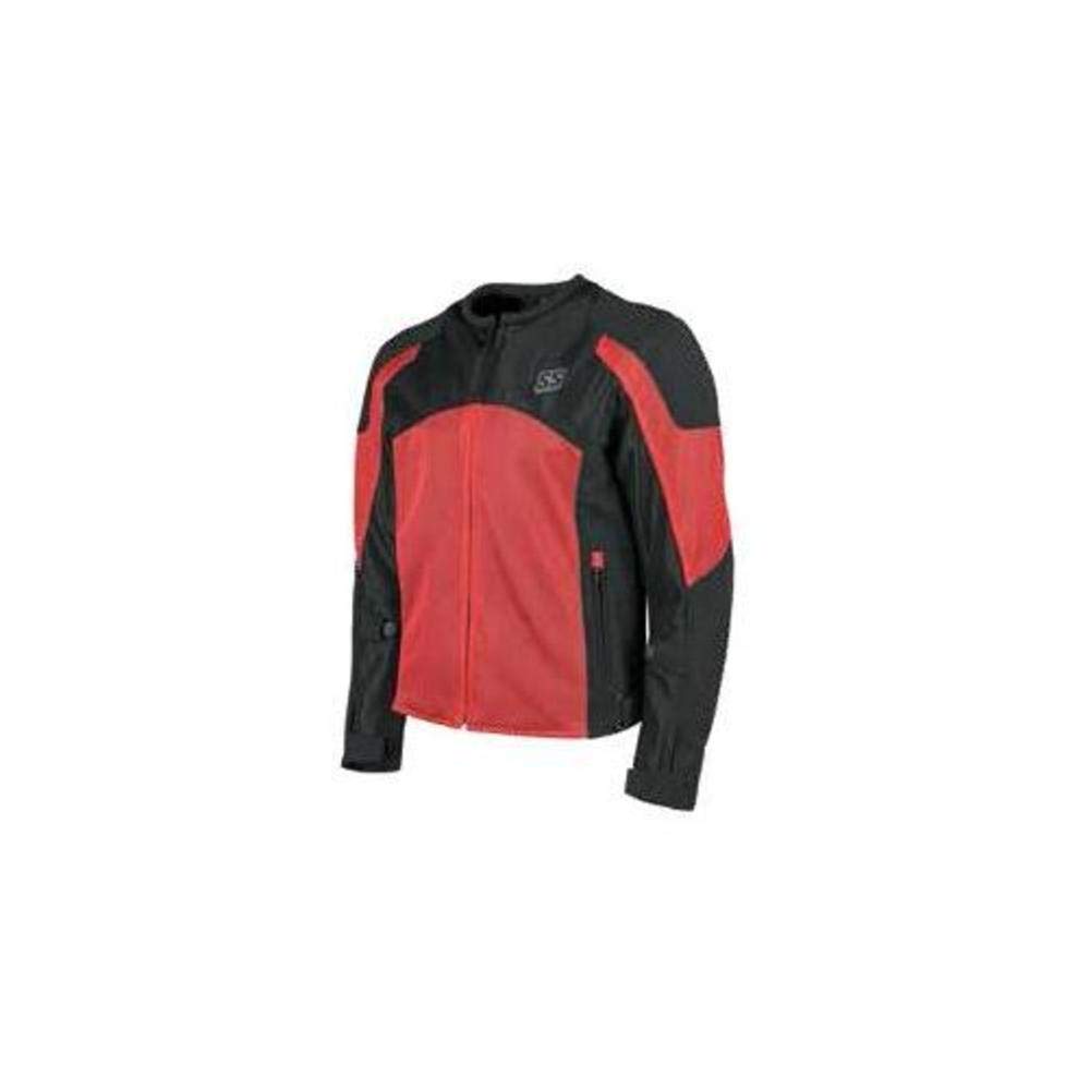 Speed and Strength Midnight Express Mesh Men's Street Motorcycle Jackets - Red/Black/Small