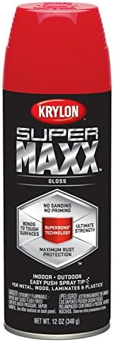 KrylonDiversified Brands K08951007 TV205720 12OZ RED GLS Paint, 12 oz