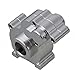 Mxfans 2 PCS Aluminum Alloy SCX0013 Silver Atomik Center Gear Box Mount for AXIAL SCX10 Electric 4WD RC 1:10 Model car