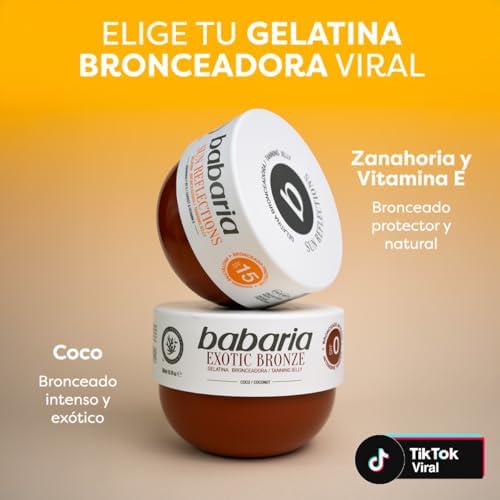 - Gelatina Abbronzante Cocco Bronzo Intenso | Acceleratore Abbronzatura | Idratazione | Resistente all'Acqua | Vegana | 300 ml