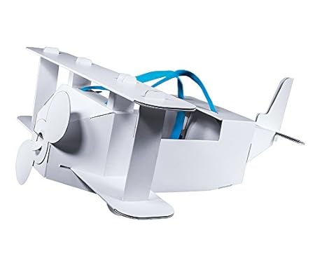 Mein Flugzeug - Spielzeug Kostüm aus Pappe mit Trägergurten für kleine Piloten - Pappspielzeug Flugzeug