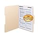 Smead Fastener File Folder, 1 Fastener, Reinforced 1/3-Cut Tab, Letter Size, Manila, 50 per Box (14534)