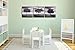 So Crazy Art- Black and White Wall Art Decor Tree with Purple Blossom on the Lawn Canvas Pictures Artwork 3 Panel Landscape Painting Prints for Home Living Dining Room Kitchen