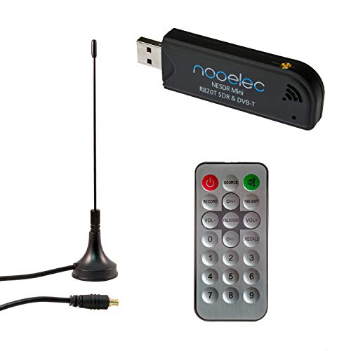 Nooelec NESDR Mini USB RTL-SDR & ADS-B Receiver Set, RTL2832U & R820T Tuner, MCX Input. Low-Cost Software Defined Radio Compatible with Many SDR Software Packages. R820T Tuner & ESD-Safe Antenna Input (Best Low Cost Receiver)