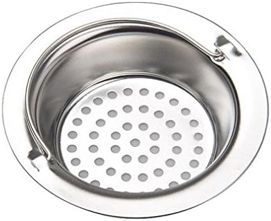 Kitchen Sink Strainer Stainless Steel Sink Drains Strainers Pack of 2 (L)