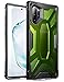 Galaxy Note 10 Plus Case, Poetic Premium Hybrid Protective Clear Bumper Cover, Rugged Lightweight, Military Grade Drop Tested, Affinity, for Samsung Galaxy Note 10+ Plus 5G, Citron Green