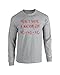 Now I Have a Machine Gun Christmas Long Sleeve T-Shirt Sport Grey L