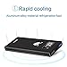 ElfAnt Quick Charger 3.0 Metal shell Portable Power Bank External Battery digital with display for iPhone Samsung LG Nintendo Xbox Portable speakers and More (black)