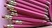 Half Pencils with Eraser - Golf, Classroom, Pew - Hexagon, Sharpened, #2 Pencil, Color - Pink, Box of 72 Pocket Pencils™