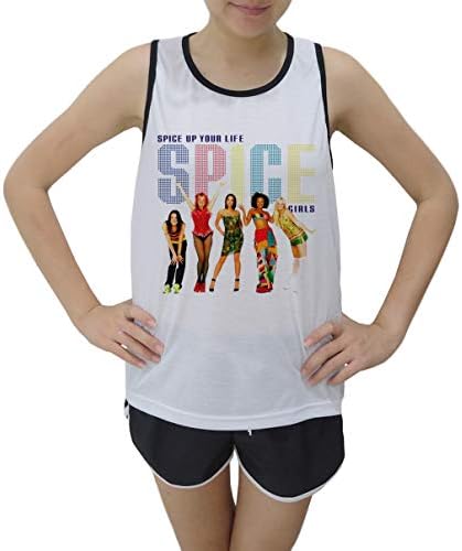 PINCHA Spice Girls Unisex Adult White Tank Top Men Women Size S M L XL