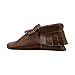 Mejale Baby Soft Soled Leather Moccasin Tassel Slip-on Infant Toddler Shoes Prewalker(24-36 mo/6.3in, Brown)