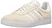 adidas Originals Women's Shoes | Gazelle Sneakers, White/White/Metallic Gold, (7.5 M US)