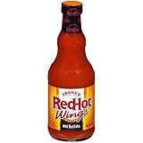 Frank's RedHot Hot Buffalo Wings Sauce, Hot Wing Sauce, Gluten Free, 12 oz