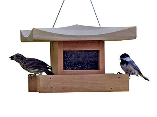 Naturalyards Pagoda Bird Feeder 1 Level Cedar Buy Online In