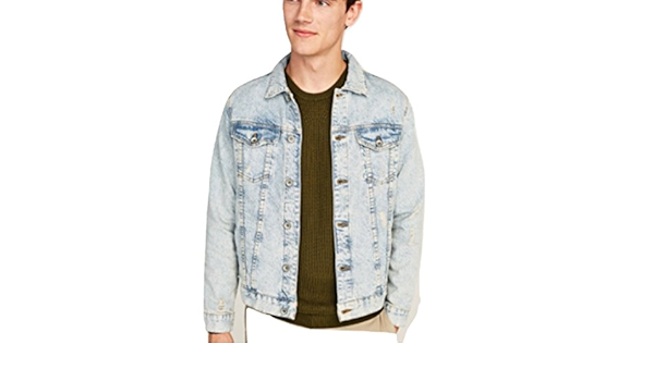 zara light blue denim jacket